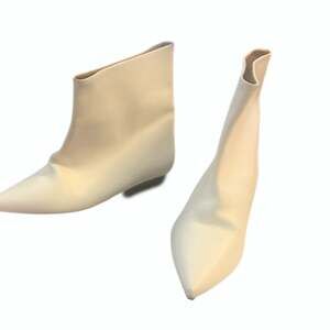 Neous Leandra Bone Leather Flat Ankle Boots Women’s EU 37 US 7 NWOB